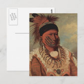 Catlin Native American Art Briefkaart (Voorkant / Achterkant)