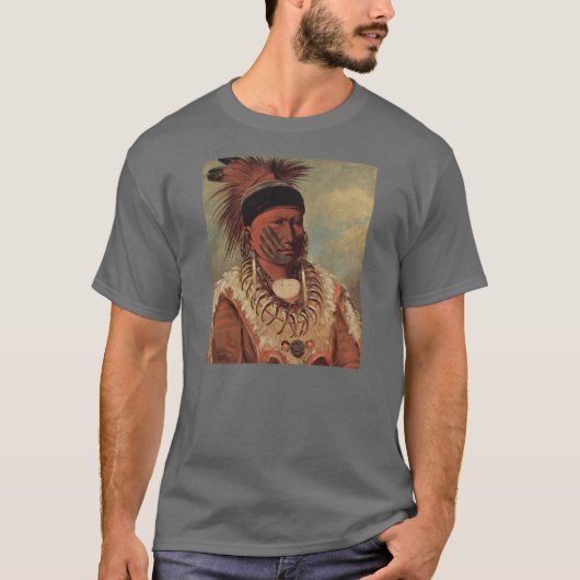 Catlin Native American Art T-shirt (Voorkant)