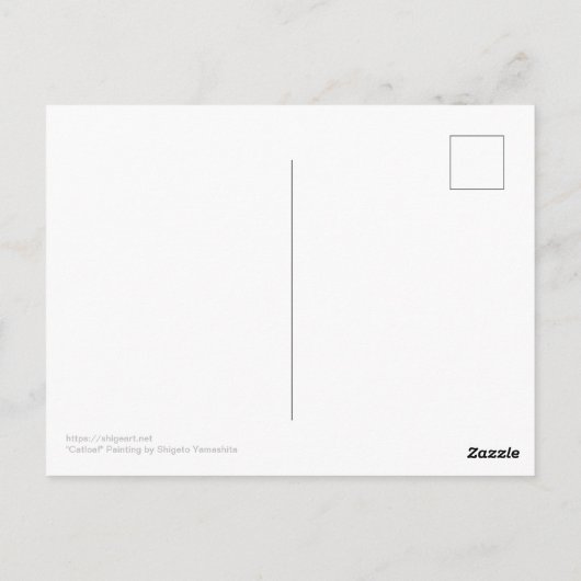 Catloaf Briefkaart (Achterkant)