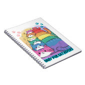 Catlovers stapel katten notitieboek (Rechterzijde)