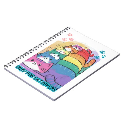 Catlovers stapel katten notitieboek (Linkerzijde)