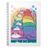 Catlovers stapel katten notitieboek (Voorkant)
