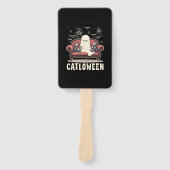 Catloween Ghost Halloween Handwaaier (Voorkant)