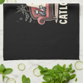 Catloween Ghost Halloween Theedoek (Gevouwen)