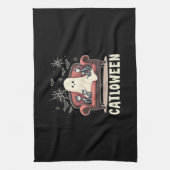 Catloween Ghost Halloween Theedoek (Verticaal)