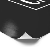 Catloween Grappig Halloween Kat Geest Pompoen Ontw Perfect Poster (Hoek)