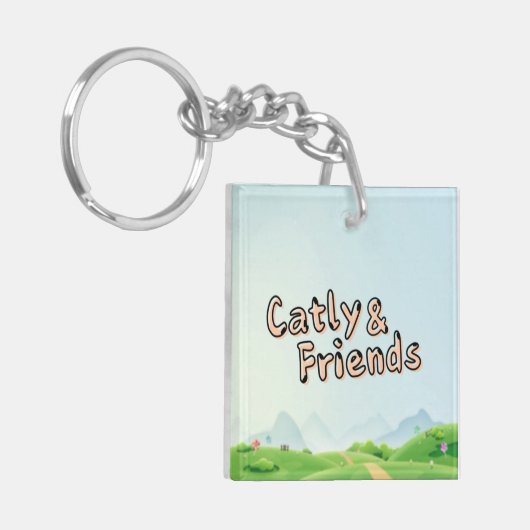 Catly & Friends Sleutelhanger (Voorkant Links)