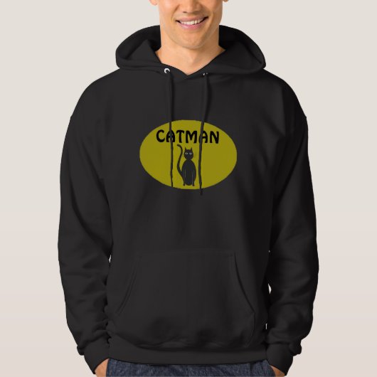 CATMAN Mannen Cat Lover T-Shirts & Hoodies (Voorkant)