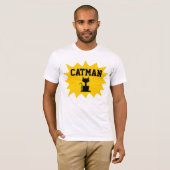 CATMAN Mannen Cat T-Shirts (Voorkant volledig)