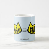 "CATMAN" MENS KATTENLIEFHEBER RETRO LOGO KOFFIEMOK (Center)