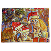 catmass tree groot cadeauzakje (Voorkant)