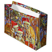 catmass tree groot cadeauzakje (Voorkant Gekanteld)