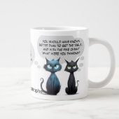 CatMesmer & CatRue | Rustige & Na-specialiteit mok (Rechts)