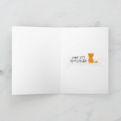 Catmus Tree-kerstkaart Bedankkaart (Binnen)