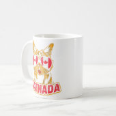 Catnada Canadian Cat Animal Canada Day Canada Koffiemok (Voorkant links)