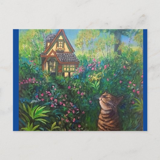 Catnip Cottage Briefkaart (Voorkant)