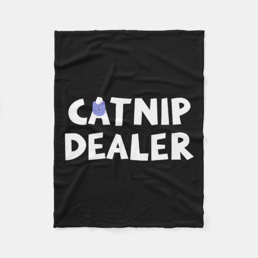 Catnip Er Funny Cat Fleece Deken (Voorkant)