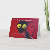 Catnip Kerstmis Feestdagen Kaart (Voorkant)