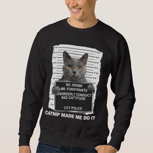 Catnip liet me het grappige T-shirt doen (Voorkant)