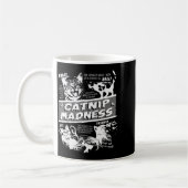 Catnip Madness Cute Kitten Funny Cat Pet Humor  Koffiemok (Links)