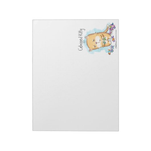 Catnipped Kat Notitieblok (Linkerzijde)