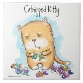 Catnipped Kat Tegeltje (Voorkant)