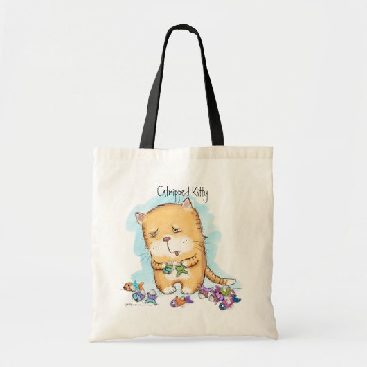 Catnipped Kat Tote Bag (Voorkant)