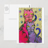 CatNStars Briefkaart (Voorkant / Achterkant)