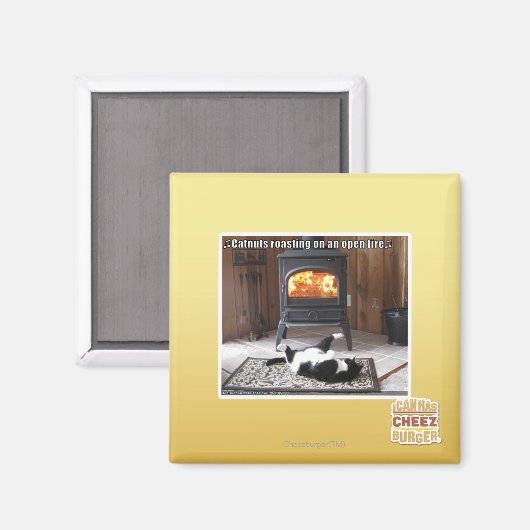 Catnuts roosteren magneet (Voorkant / Achterkant)