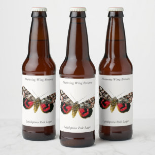 Catocala elocata - de Franse Rode Ondernemende Mot Bier Etiket