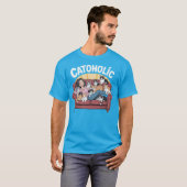 CATOHOLIC – Grappig Kattenliefhebber T-shirt (Voorkant volledig)