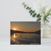 Catoma Creek Sunset Briefkaart (Staand voorkant)