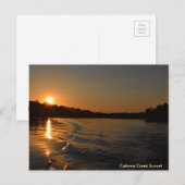 Catoma Creek Sunset Briefkaart (Voorkant / Achterkant)