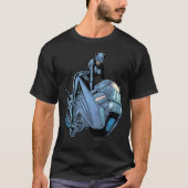 Catoman en fiets t-shirt (Voorkant)