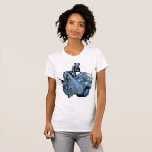 Catoman en fiets t-shirt (Voorkant volledig)