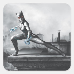 Catoman - Lightning Vierkante Sticker
