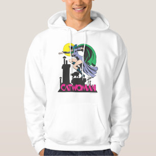 Catoman & Logo roze Hoodie