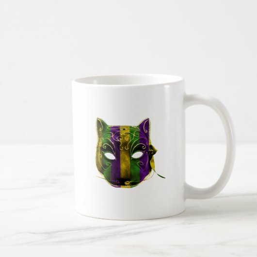 Catoman Mardi Gras Masker Koffiemok (Rechts)