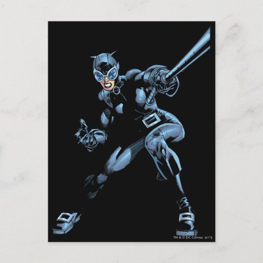 Catoman met Whip Briefkaart (Voorkant)