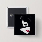 Catoman Nine Lives Vierkante Button 5,1 Cm (Voorkant /achterkant)
