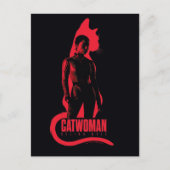 Catoman Selina Kyle Cat Silhouette Briefkaart (Voorkant)
