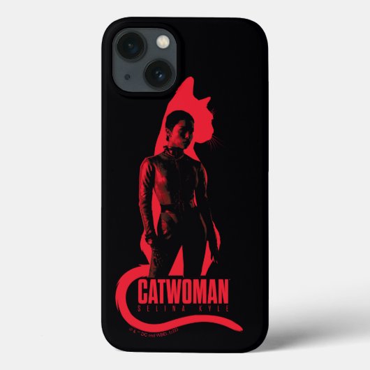 Catoman Selina Kyle Cat Silhouette Case-Mate iPhone Case (Achterkant)