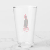 Catoman Selina Kyle Cat Silhouette Glas (Achterkant)