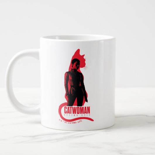Catoman Selina Kyle Cat Silhouette Grote Koffiekop (Links)