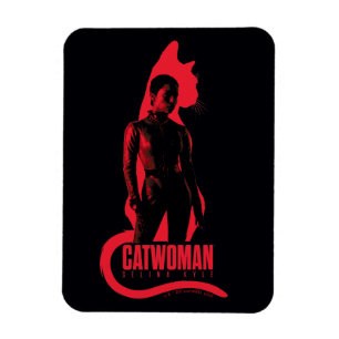 Catoman Selina Kyle Cat Silhouette Magneet