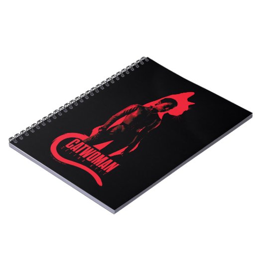 Catoman Selina Kyle Cat Silhouette Notitieboek (Linkerzijde)