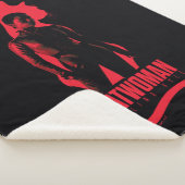 Catoman Selina Kyle Cat Silhouette Sherpa Deken (3/4)