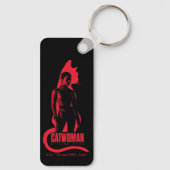 Catoman Selina Kyle Cat Silhouette Sleutelhanger (Achterkant)