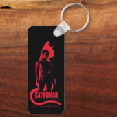 Catoman Selina Kyle Cat Silhouette Sleutelhanger (Achterkant)