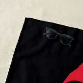 Catoman Selina Kyle Cat Silhouette Strandlaken (In situ)